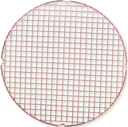 Round Copper Cooling & Serving Grid Home Kitchen Baking Accessories Other Baking Accessories Brown Nordic Ware