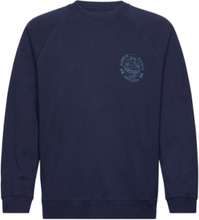 Edwin Music Channel Sweat - Maritime Blue Designers Sweatshirts & Hoodies Sweatshirts Blue Edwin