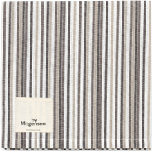 Stofserviet Small Stripes Home Textiles Kitchen Textiles Napkins Cloth Napkins Grey By Mogensen