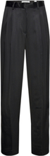 Shiny Wide Suit Pant Bottoms Trousers Suitpants Black House Of Dagmar