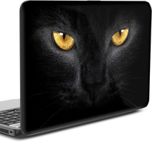 Laptop sticker gezicht van kat