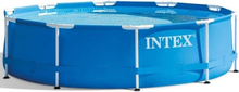 Intex Metal Frame Schwimmbad 305 x 76 cm-Ohne Filterpumpe Blau