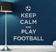 Keep Calm en Speel Voetbal