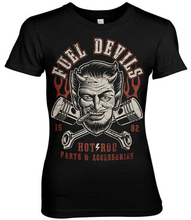 Fuel Devils Satans Pistons Girly Tee, T-Shirt