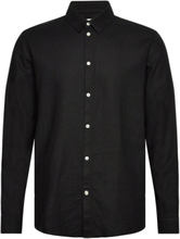 Sdenea Allan Ls Tops Shirts Casual Black Solid