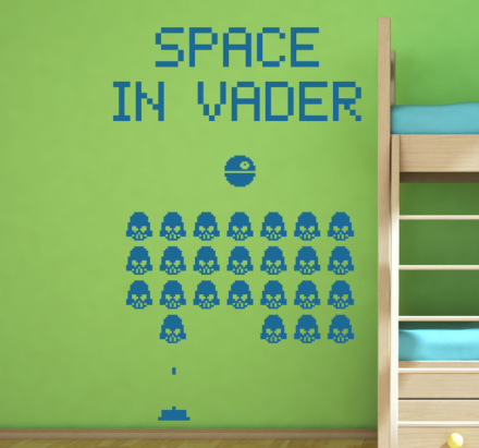 Muursticker Space in Vader