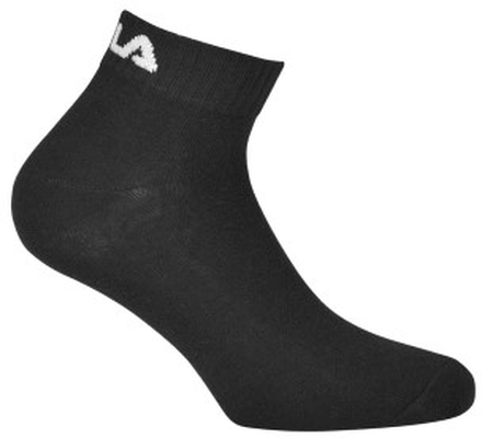 FILA Strømper 3P Quarter Plain Socks Sort Str 35/38