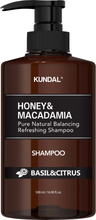 Kundal Honey & Macadamia Shampoo Basil & Citrus 500 ml