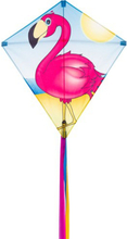 HQ Invento Kite Eddy Flamingo Lila, Blau, Gelb