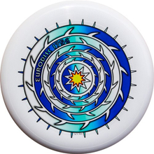 Eurodisc Frisbee Ultimate Spikestar Weiß, Blau, Gelb