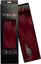 Poze Hairextensions Clip & Go Extensions 50 cm 5RV Red Passion