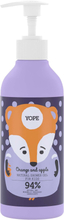 YOPE Kids Natural Shower Gel for Kids Orange & Apple 400 ml