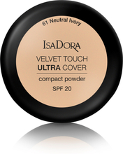 IsaDora Velvet Touch Ultra Cover Compact Powder SPF20 61 Neutral
