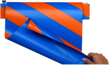 Fantasiklubben Presentpapper 33cm x 10m Little Twister blå/orange