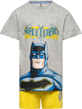 Set 2P Short + Ts Sets Sets With Short-sleeved T-shirt Multi/patterned Batman