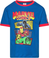 Tshirt Tops T-Kortærmet Skjorte Multi/patterned Marvel