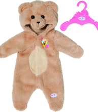 Baby Born Bear Suit 43Cm Toys Dolls & Accessories Doll Clothes Multi/patterned BABY Born