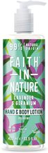 Faith In Nature Hand & Body Lotion Lavender & Geranium 400 ml
