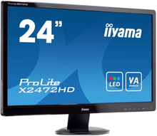 Iiyama X2472HD - 24 inch - 1920x1080 - Zwart