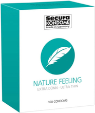 Secura Natural Feeling Ultra Thin 100-pack Iso paketti kondomeja