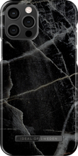 iDeal of Sweden iPhone 12/12 Pro Fashion Case Black Thunder Marbl
