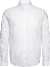 Inglobe Tops Shirts Linen Shirts White INDICODE