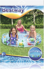 Bestway 60X12 Deep Dive 3-Ring Pool Toys Bath & Water Toys Water Toys Children's Pools Multi/patterned Bestway