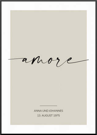Amore Poster, 20 x 30 cm