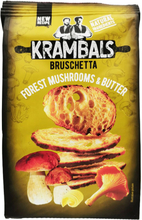 Krambals 2 x Bruschetta Brotchips Mushrooms & Butter