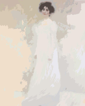 Malen nach Zahlen - Porträt der Serena Lederer - Gustav Klimt, ohne Rahmen
