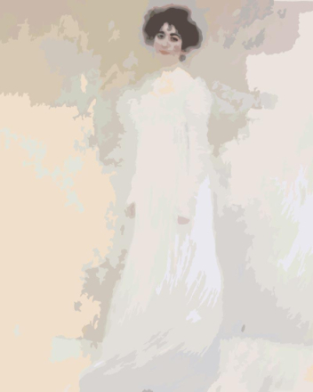 Malen nach Zahlen - Porträt der Serena Lederer - Gustav Klimt, ohne Rahmen