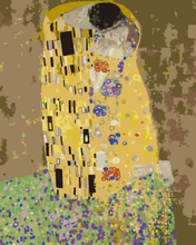 Malen nach Zahlen - The Kiss - Gustav Klimt, ohne Rahmen