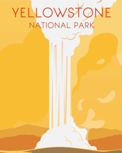 Malen nach Zahlen - Travel - Yellowstone, mit Rahmen