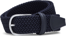 Classic Brown Elastic Woven Belt Accessories Belts Braided Belt Navy Anderson's