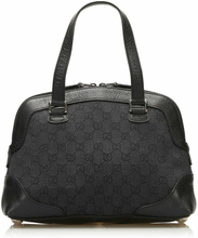 Black Gucci GG Canvas Mini Dome Bag pre-eide
