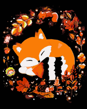 Malen nach Zahlen - Fuchs im Herbst - by Tiny Tami, ohne Rahmen
