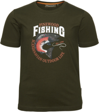 Pinewood Pinewood Kids' Fish T-Shirt Green T-shirts 116