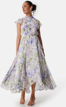 FOREVER NEW Freya Flutter Sleeve Midi Dress Floral 38