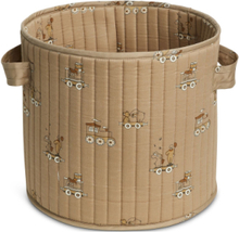 Hunter Quilted Storage Bag - Medium Home Kids Decor Storage Storage Baskets Beige Nuuroo