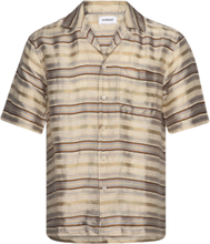 Orson Shirt Tops Shirts Short-sleeved Beige Soulland