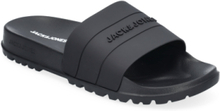 Jfwmaxi Stripe Moulded Slider Shoes Summer Shoes Sandals Pool Sliders Blue Jack & J S