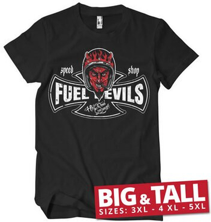 Smiling Devil Speed Shop Big & Tall T-Shirt, T-Shirt