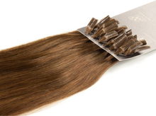 Rapunzel of Sweden Nail Hair Premium Straight 50 cm 5.4 Copper Br