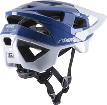 Alpinestars Vector Pro A1 Helmet - L - Glossy Mid Blue/Light Grey