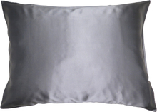 Soft Cloud Mulberry Silk Pillowcase Charcoal