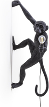 Seletti - Monkey Hanging Außen Wandleuchte Right Schwarz