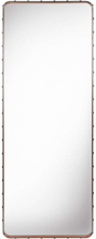 GUBI - Adnet Wall Mirror Rectangular 70X180 Tan Leather