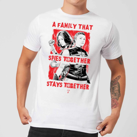 Black Widow Family That Spies Together Men's T-Shirt - White - XL - White