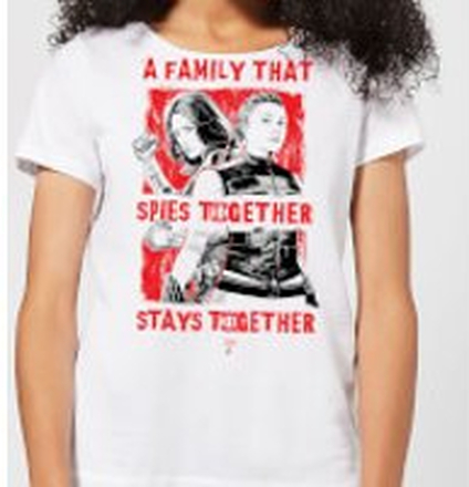 Black Widow Family That Spies Together Women's T-Shirt - White - M - White