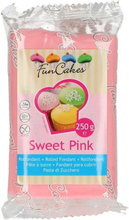 Rosa Sockerpasta, Sweet Pink - FunCakes